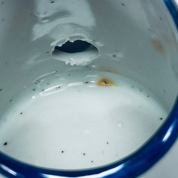 Vintage Mini Ceramic Water Can  Counterpoint Japan Forget-Me-Not Flowers - Picture 8 of 12